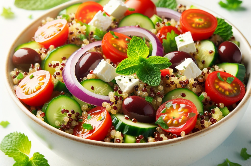 10-Minute Mediterranean Quinoa Salad: A Healthy Lunch on the Go