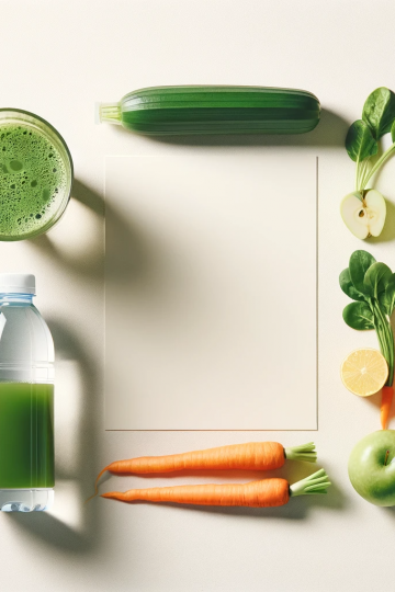 A minimalist preview image for an article about starting a detox diet plan