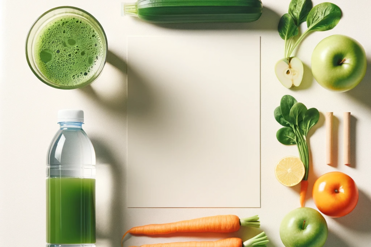 A minimalist preview image for an article about starting a detox diet plan