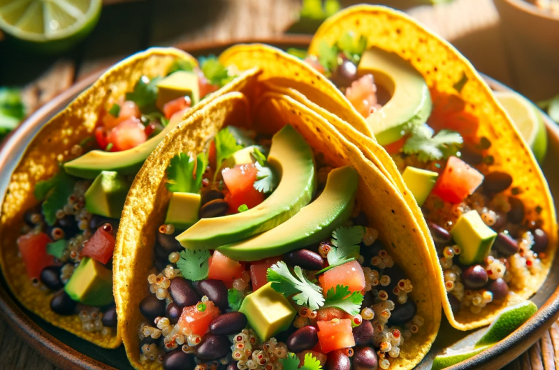 Gluten-Free Quinoa & Black Bean Tacos: A Flavorful Twist