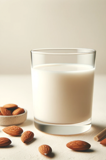 homemade almond milk